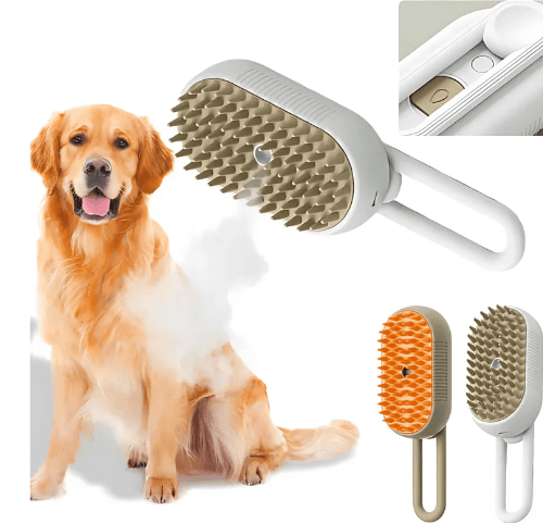 Escova Vapor Pet Removedor De Pelo Para Pets 3 em 1